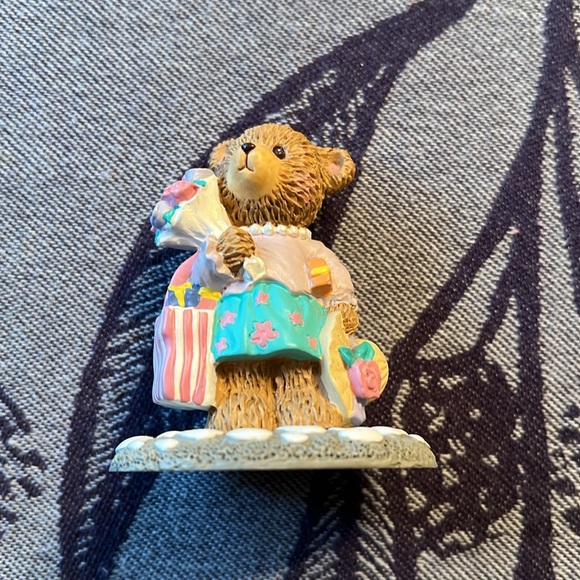 Russ Berrie The Joy of Shopping Collectable Bear - Picture 5 of 7